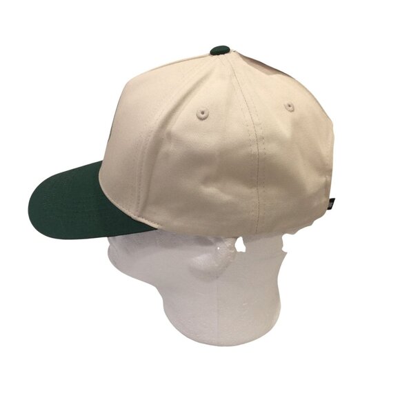 Fender X Lucky Brand Men's Adjustable Cream Green Baseball Hat - Picture 2 of 7